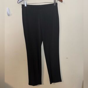 CLARA SUNWOO Pants Womens Small Black Travel Friendly Pull on Stretch Medium